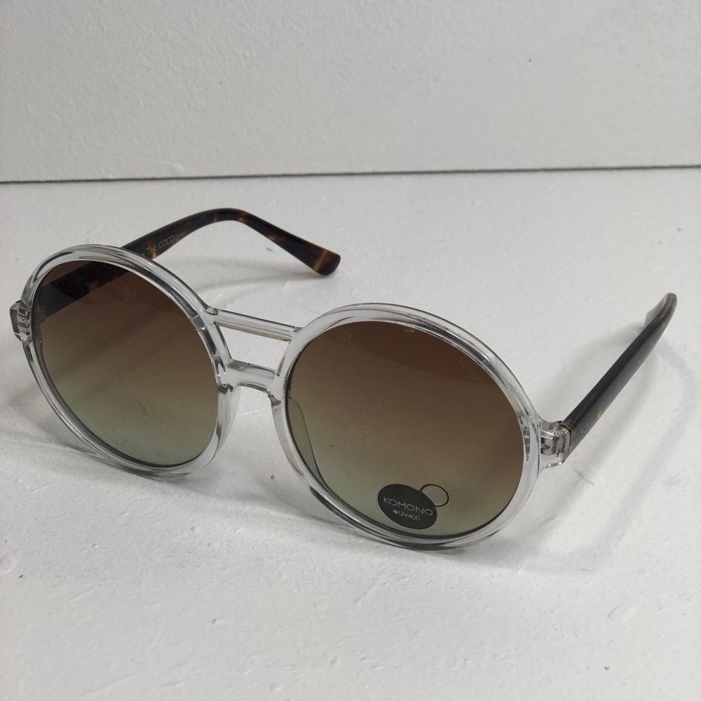 KOMONO Coco Clear/Tortoise Sunglasses (NEW… - Picture 5 of 10